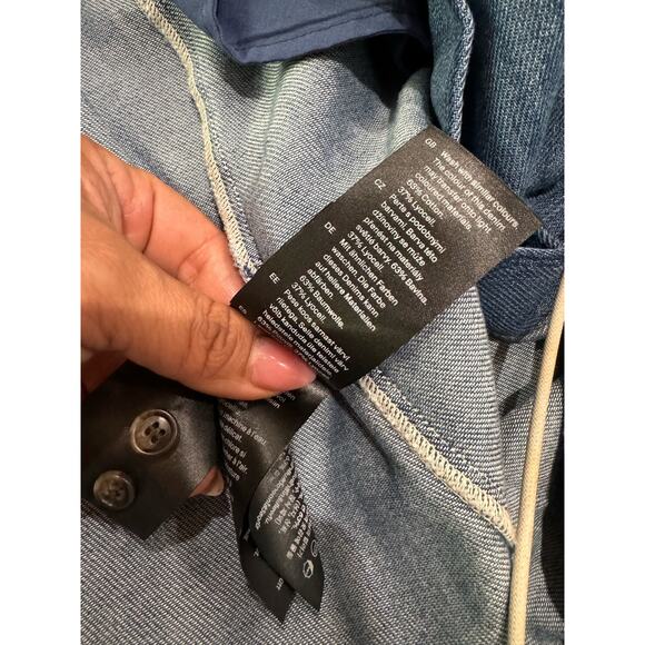 COS  OVERSIZED WAISTED DENIM MIDI SHIRT DRESS SIZE 4/ small - Picture 10 of 12